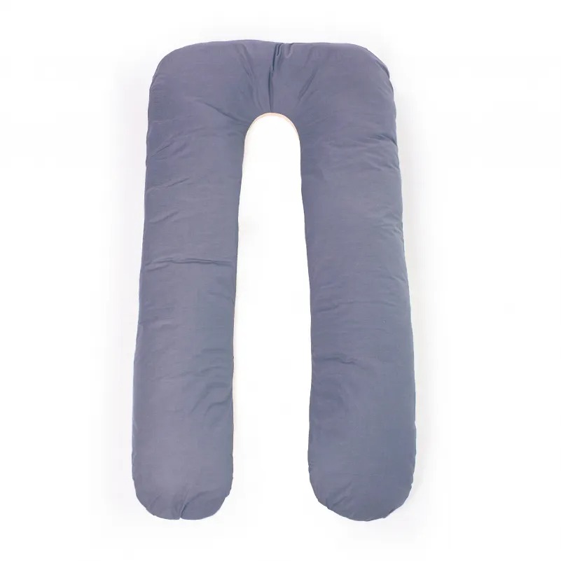 Подушка для будущих мам MirSon №8592 Eco Line Gray упрощенная U-образная (2200006346777) - Фото 1