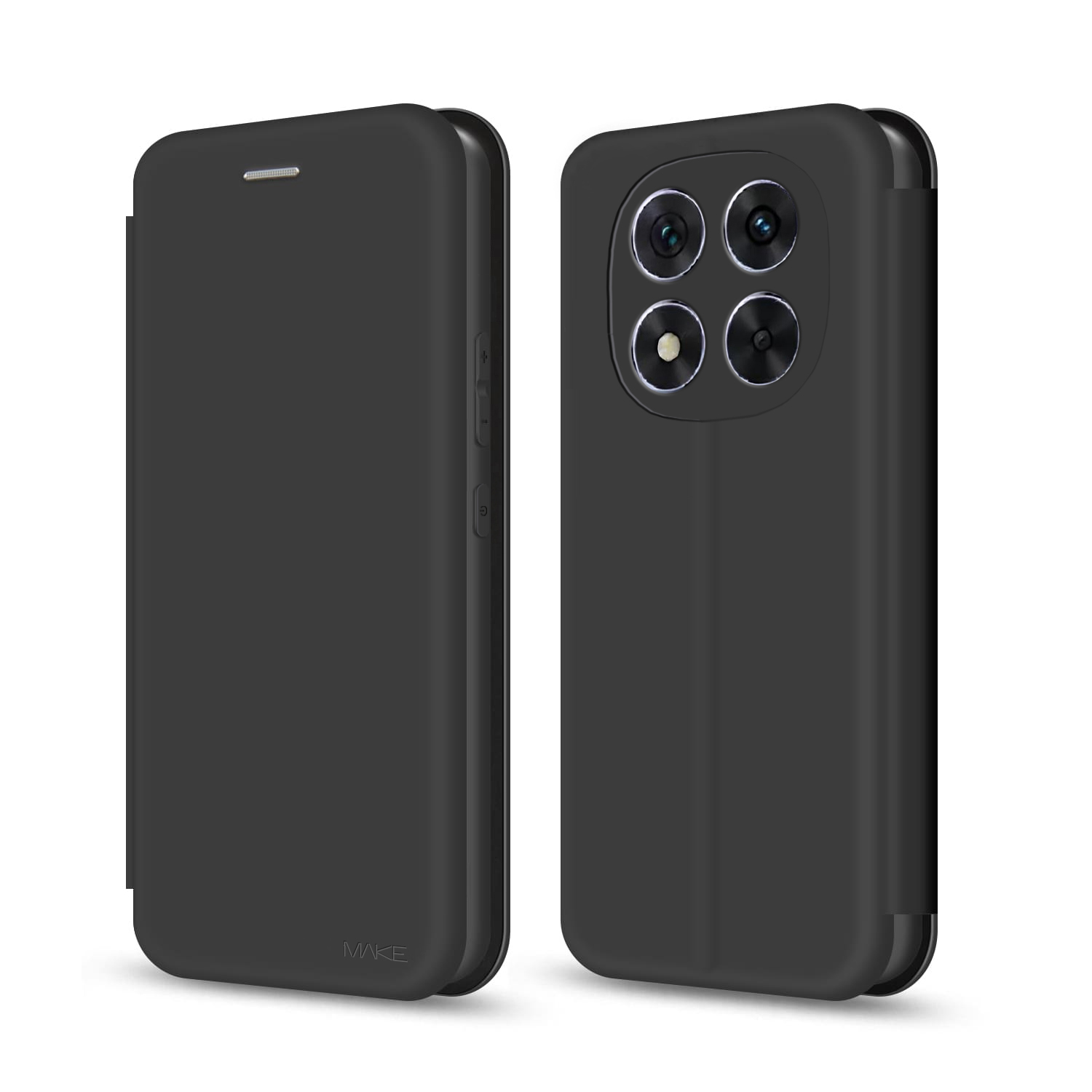 Чехол для смартфона MAKE Flip Xiaomi Redmi Note 14 Pro 5G/Poco X7 Black (MCP-XRN14P5G/PX7) - Фото 1