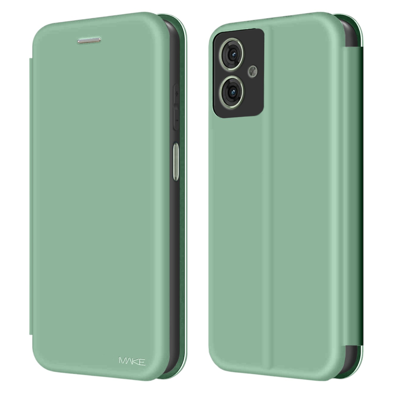 Чехол для смартфона MAKE Motorola G55 Flip Light Green (MCP-MG55LG) - Фото 1