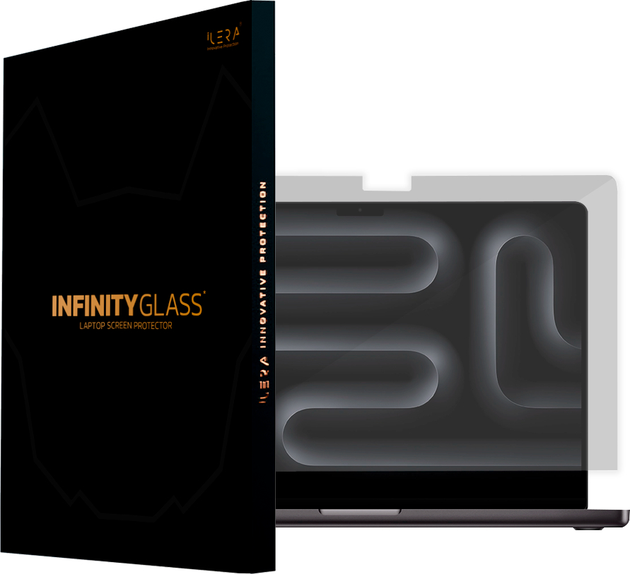 Купити Захисне скло для ноутбука ILera Incognito Glass screen protector for MacBook Pro 14" (iLIGLMC3) - Фото 1 Захисне скло для ноутбука ILera Incognito Glass screen protector for MacBook Pro 14" (iLIGLMC3) - Фото 1