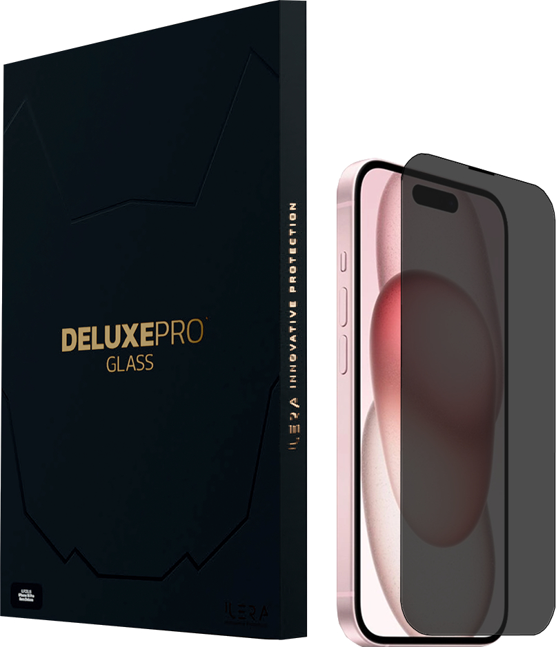 Купить Защитное стекло для смартфона ILera DeLuxe Incognito FullCover Glass for iPhone 15 (iLInDL15) - Фото 1 Защитное стекло для смартфона ILera DeLuxe Incognito FullCover Glass for iPhone 15 (iLInDL15) - Фото 1