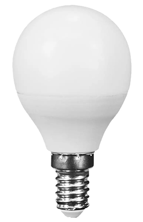 Лампочка світлодіодна Grunhelm Long-Life R2.0 LED - G45-7W-4K-E14 - Фото 1