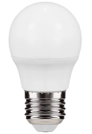 Лампочка світлодіодна Grunhelm Long-Life R2.0 LED - G45-5W-4K-E27 - Фото 1