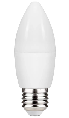 Лампочка світлодіодна Grunhelm Long-Life R2.0 LED - C37-7W-4K-E27 - Фото 1
