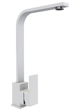 Смеситель кухонный VALESO 179 NES (3007) Белоснежный - Фото 1