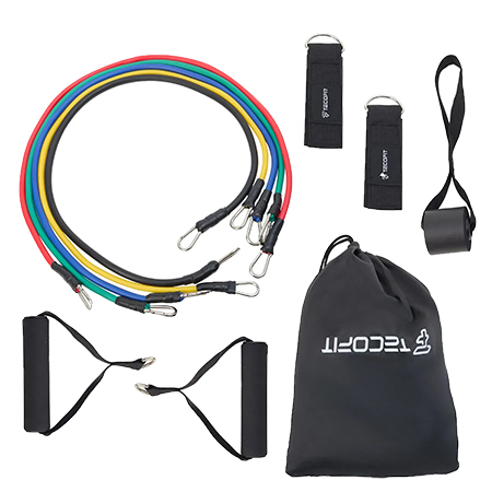 Купити Еспандер TECOFIT 11 Pcs Resistance tube Set 11 шт. latex (TOP19014897) - Фото 1 Еспандер TECOFIT 11 Pcs Resistance tube Set 11 шт. latex (TOP19014897) - Фото 1