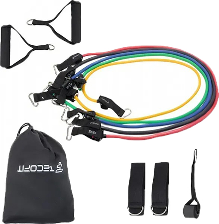 Купити Еспандер TECOFIT 11 Pcs Resistance tube Set 11 шт. latex (TOP1605013) - Фото 1 Еспандер TECOFIT 11 Pcs Resistance tube Set 11 шт. latex (TOP1605013) - Фото 1