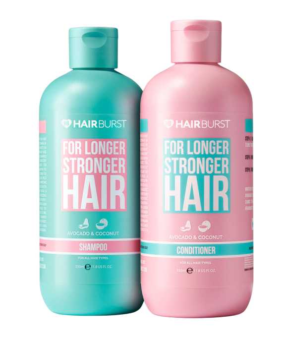 Подарочный набор для ухода за волосами HAIRBURST шампунь и кондиционер для укрепления волос 2х350 мл (HB_SHAMP_COND_DUO) - Фото 1