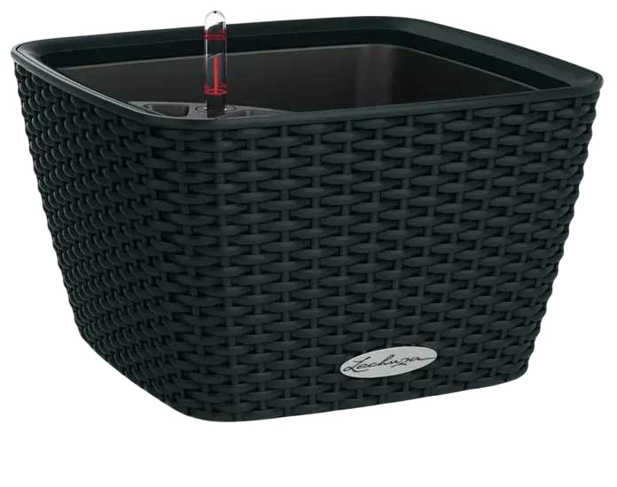 Вазон Lechuza 30 Cottage Bacino Графітовий чорний 15468 - Фото 1
