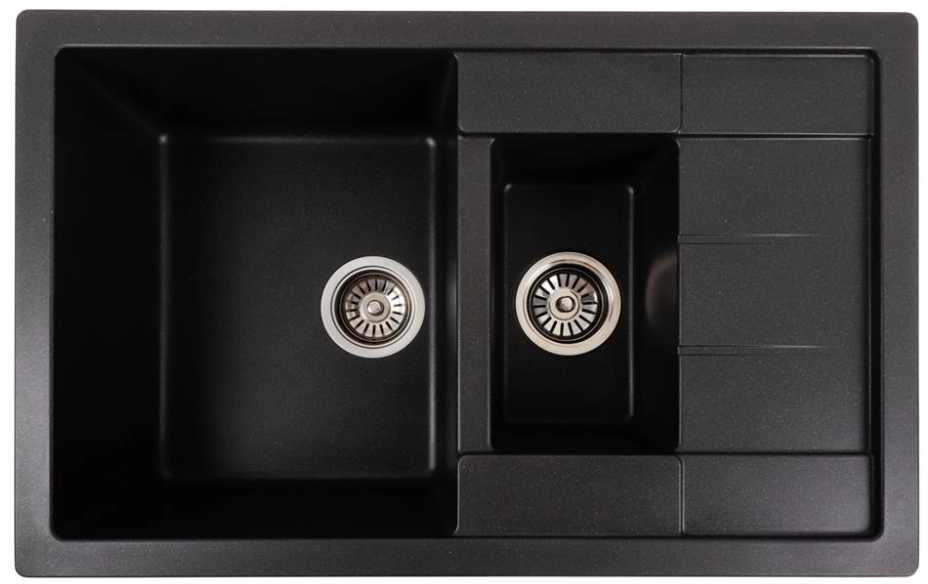 Мойка кухонная Platinum 7850W TOSKANA матовый Морион - Фото 1