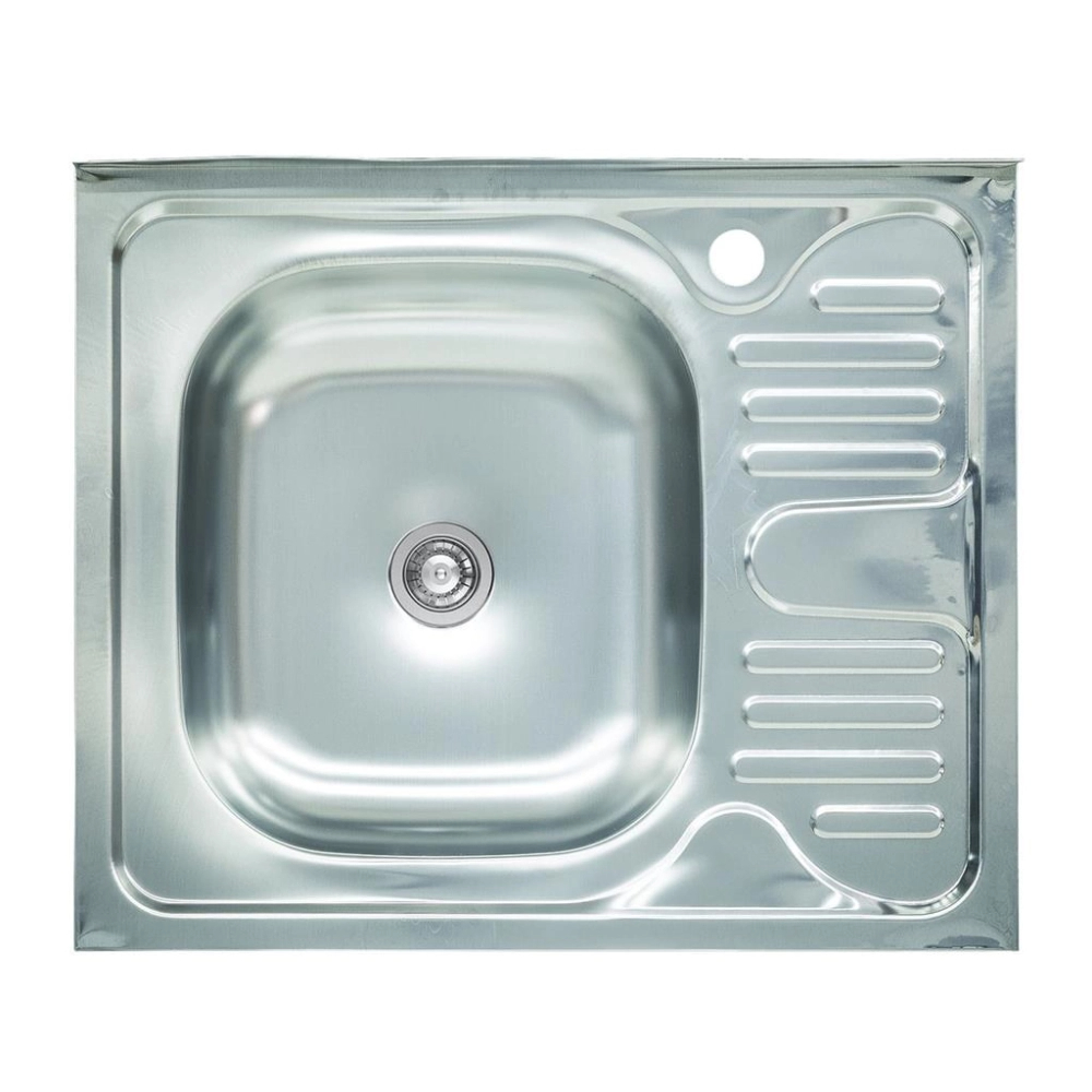 Мойка кухонная Platinum 6050 L (0,4/120 мм) - Фото 1