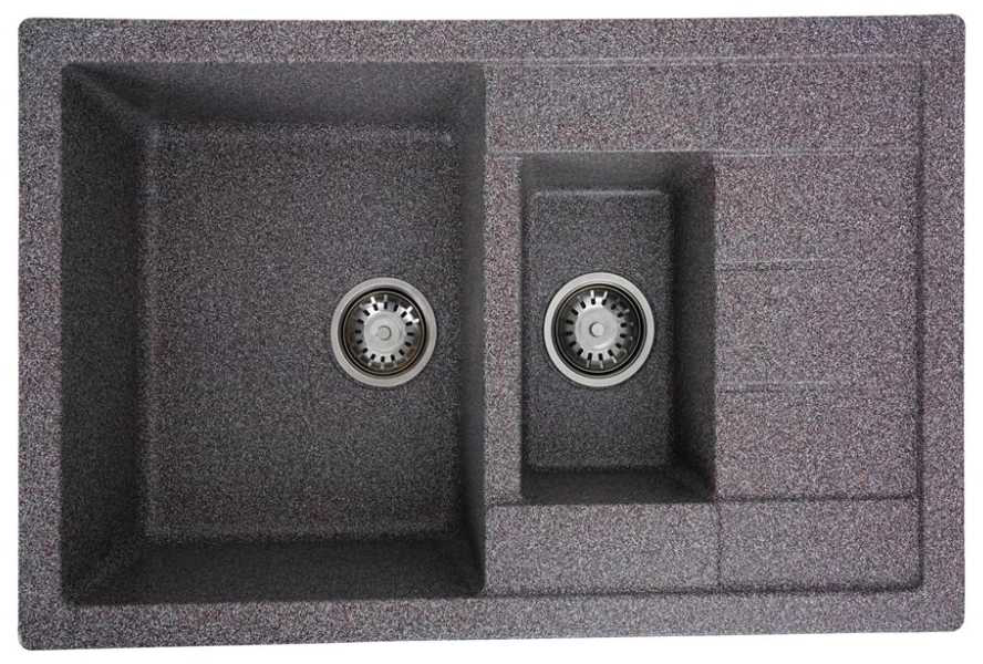 Мойка кухонная Platinum 7850W TOSKANA матовая Микс - Фото 1