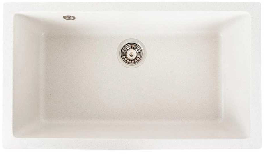 Мойка кухонная Platinum 7945 Paruana матовая Белая в точку - Фото 1