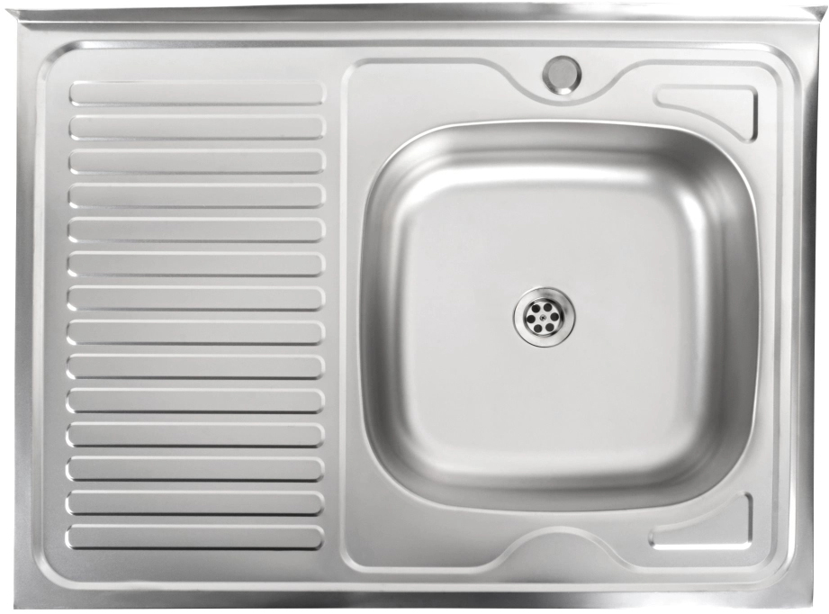 Мойка кухонная Platinum САТИН 8060 R (0,5/160 мм) - Фото 1