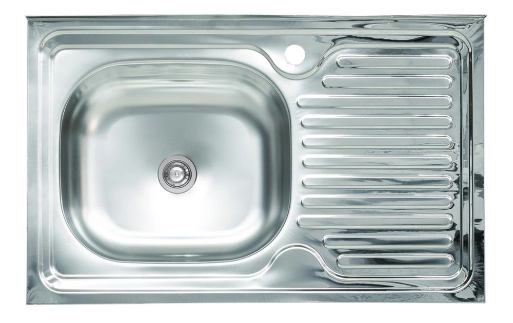 Мойка кухонная Platinum 8050 L (0,4/120 мм) - Фото 1