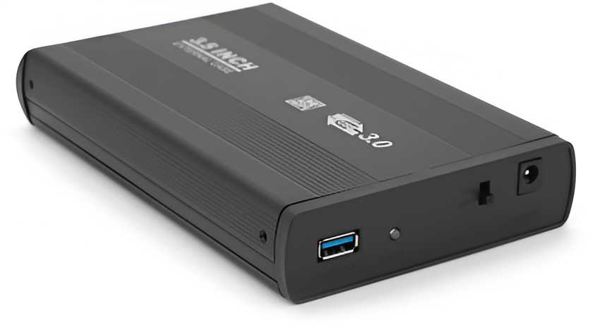 Внешний карман Voltronic SATA 3,5" USB3.0 Black (3530SBl) - Фото 1