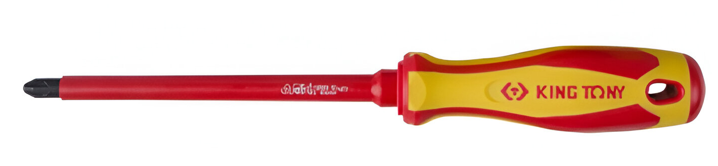 Купить Отвертка KING TONY Ph №2 диэлектрическая 100 мм (14710204) - Фото 1 Отвертка KING TONY Ph №2 диэлектрическая 100 мм (14710204) - Фото 1