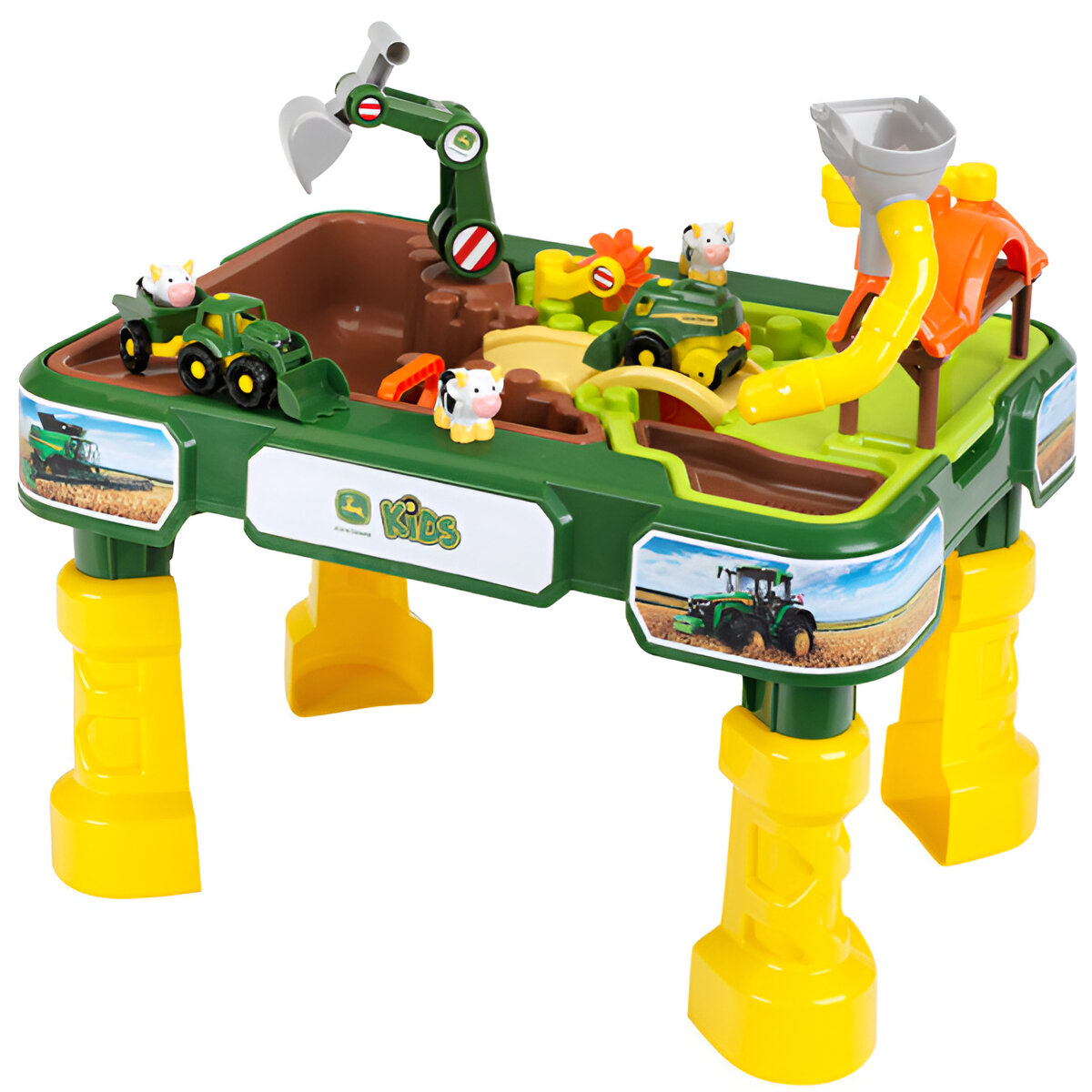 Игровой центр для малыша Klein John Deere - Ферма 2 в 1 - стол для игр с песком и водой (3948) - Фото 1