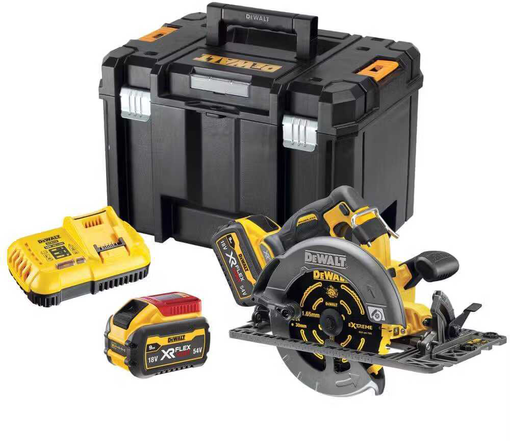 Пила дисковая DeWALT 54В XR FLEXVOLT Li-lon 3 Аг (DCS579X2) - Фото 1