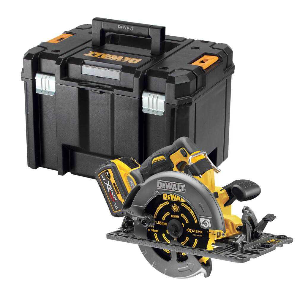 Пила дисковая DeWALT 54В XR FLEXVOLT Li-lon (DCS579NT) - Фото 1