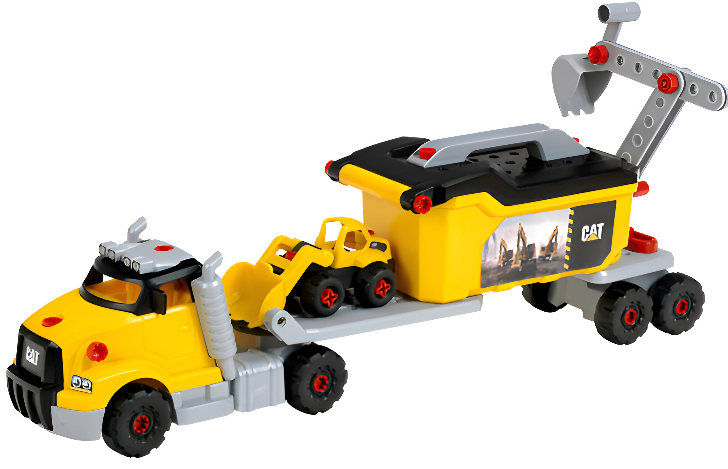 Наземна будівельна техніка Klein Cat® - Набір іграшкових вантажівок, 4 в 1 (3252) - Фото 1