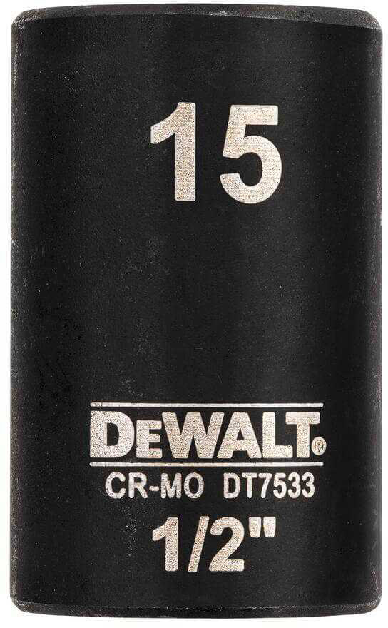 Торцевая головка DeWALT IMPACT 1/2 х 15 мм (DT7533) - Фото 1