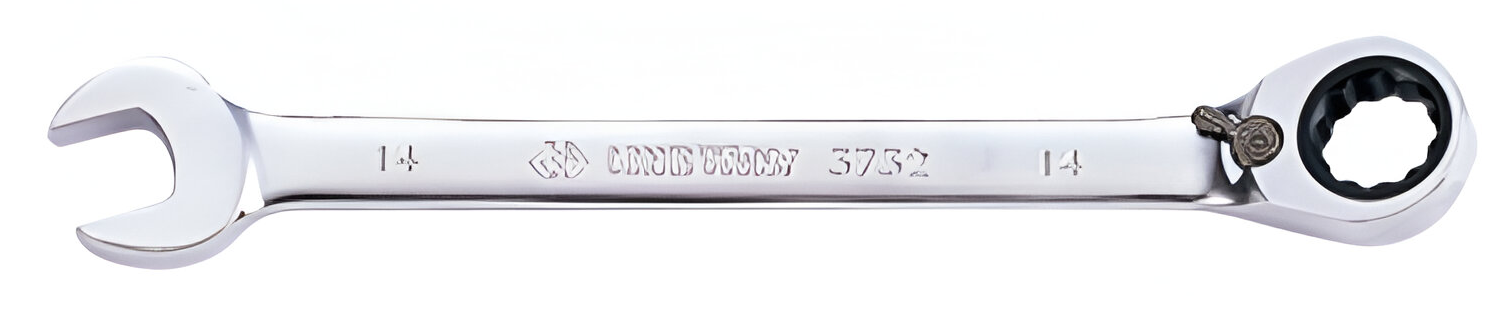 Ключ комбинированный KING TONY 21 мм с трещоткой (373A21M) - Фото 1