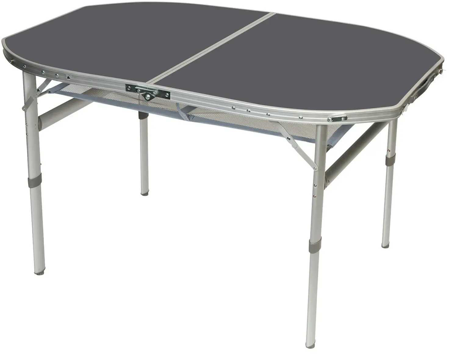Складной стол Bo-camp Case Model Oval Grey (1404415) - Фото 1