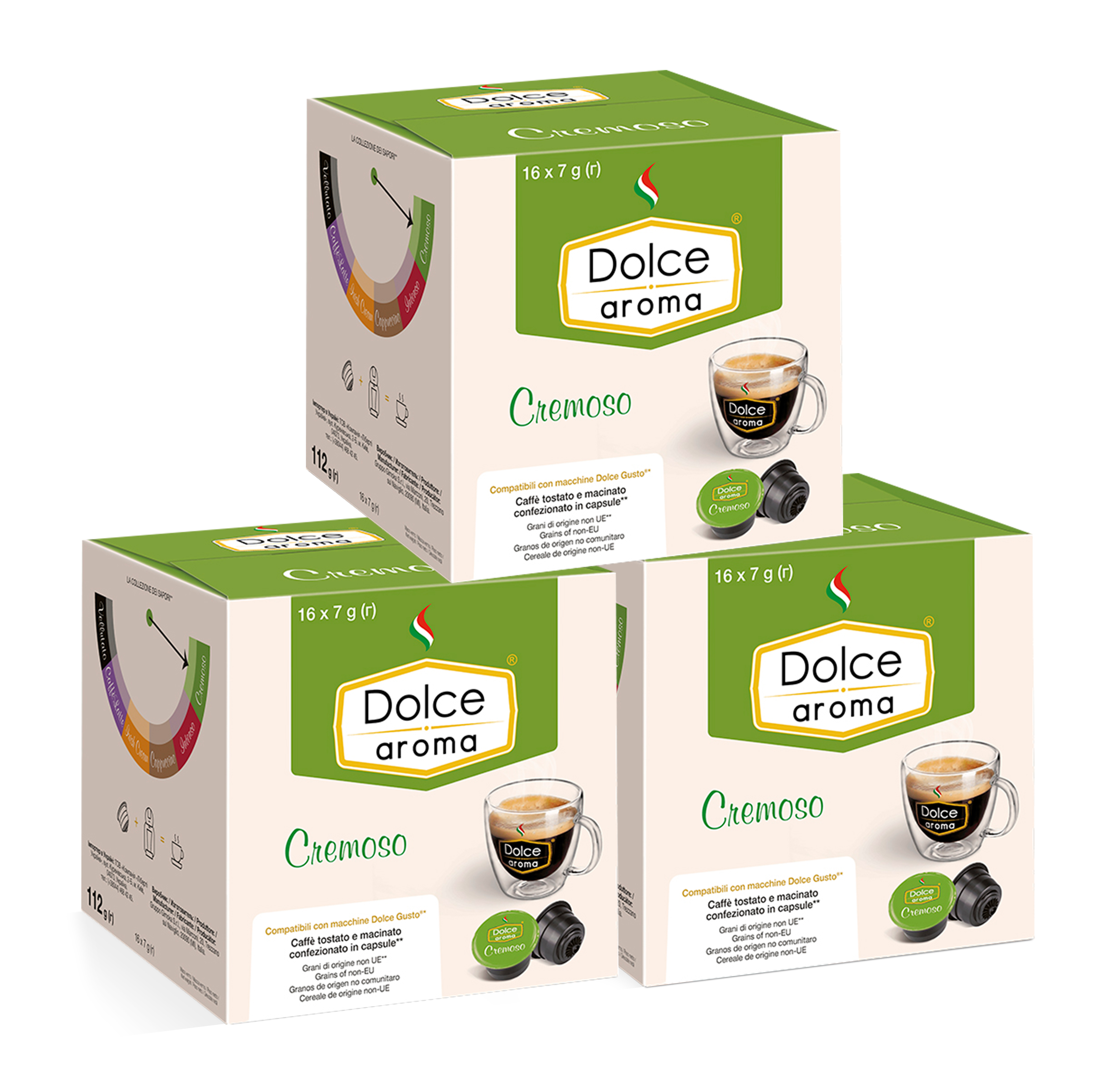 Кофе в капсулах Dolce Aroma 7 г 48 шт. (4820093484916) - Фото 1