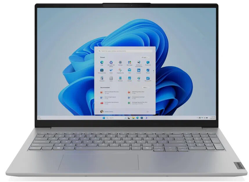 Ноутбук Lenovo ThinkBook 16 G8 IRL (21SH0083RA) Arctic Grey - Фото 1