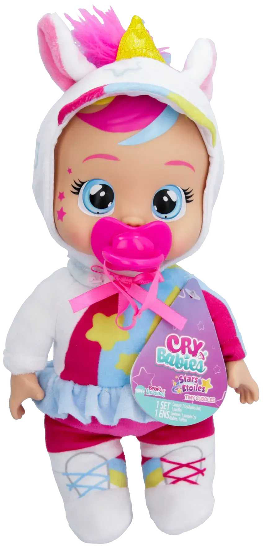 Интерактивный пупс Cry Babies CB. Нежные объятия. ЗВЕЗДНЫЕ ТАЛАНТЫ. Плакса Дрими, 25 см (911574) - Фото 1