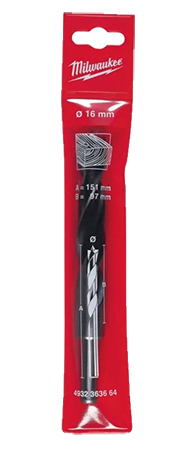 Сверло Milwaukee DIN 7487 E 16х151х97мм (4932363147) - Фото 1