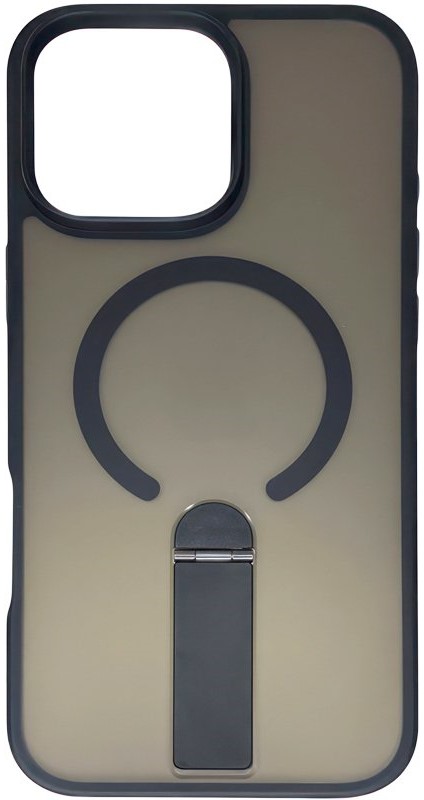 Купити Чохол для смартфону Gelius Bumper Stick Case MagSafe Stand for iPhone 16 Pro Black (101477) - Фото 1 Чохол для смартфону Gelius Bumper Stick Case MagSafe Stand for iPhone 16 Pro Black (101477) - Фото 1