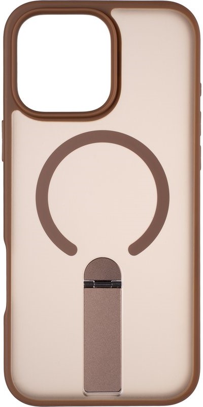 Купити Чохол для смартфону Gelius Bumper Stick Case MagSafe Stand for iPhone 16 Pro Max Brown (101483) - Фото 1 Чохол для смартфону Gelius Bumper Stick Case MagSafe Stand for iPhone 16 Pro Max Brown (101483) - Фото 1