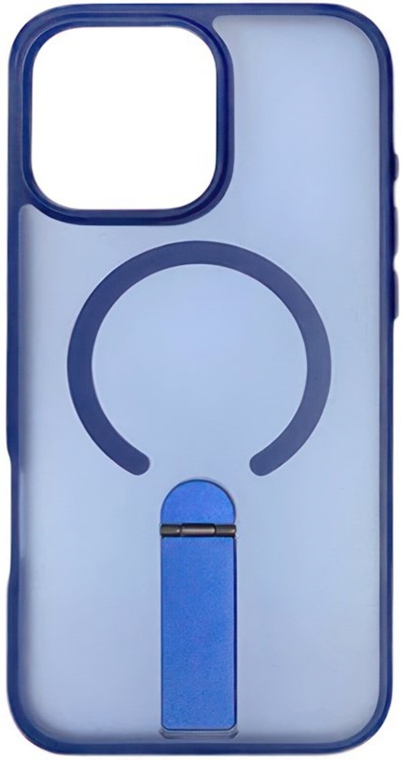 Чохол для смартфону Gelius Bumper Stick Case MagSafe Stand for iPhone 15 Pro Blue (101491) - Фото 1