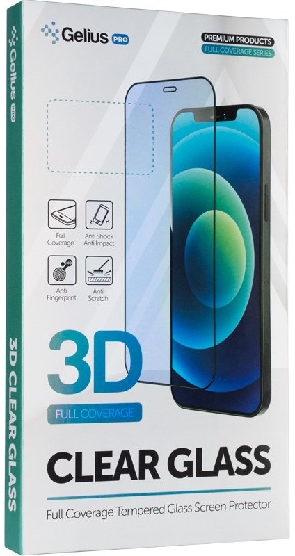 Захисне скло для смартфону Gelius Pro 3D for iPhone 17 Pro Max Black (101666) - Фото 1