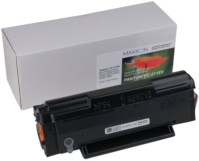 Картридж для лазерных принтеров/МФУ Makkon совместимый аналог Pantum PC-211EV (MN-PANT-PC211EV) - Фото 1