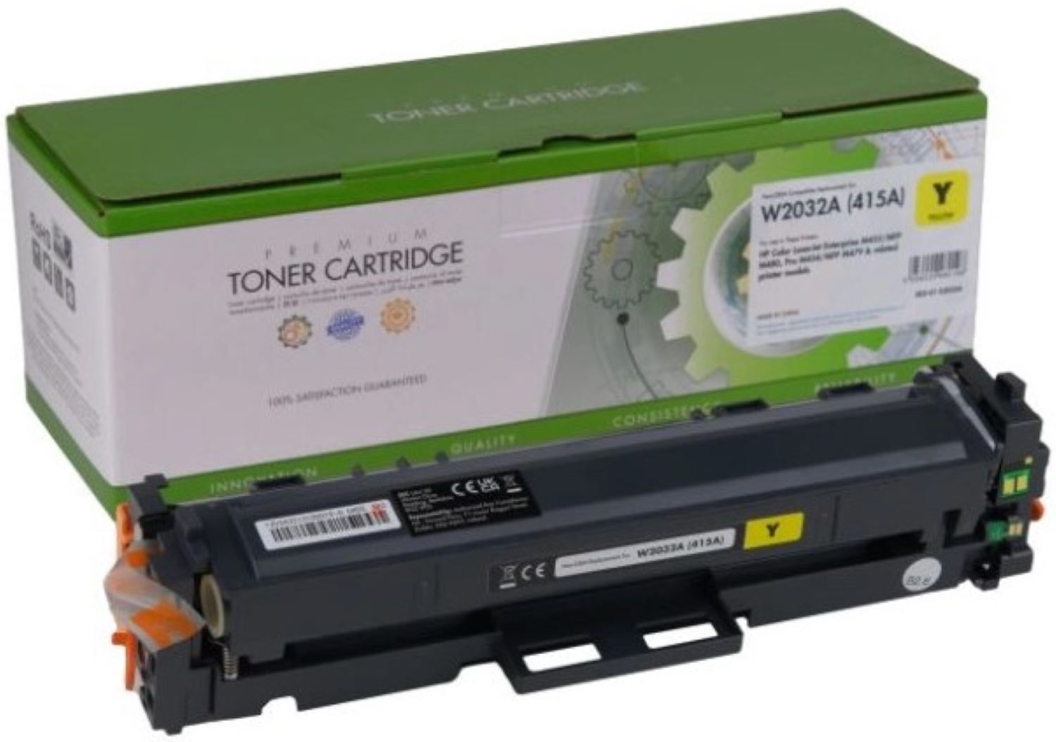 Картридж-тонер Static Control совместимый аналог HP W2032A (415A) yellow (002-01-S2032A) - Фото 1