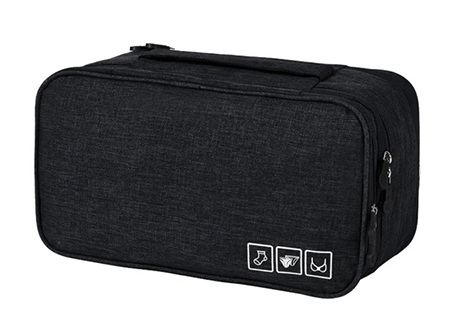 Косметичка Love You Home 28х16х12,5 см Чорна (59047) - Фото 1