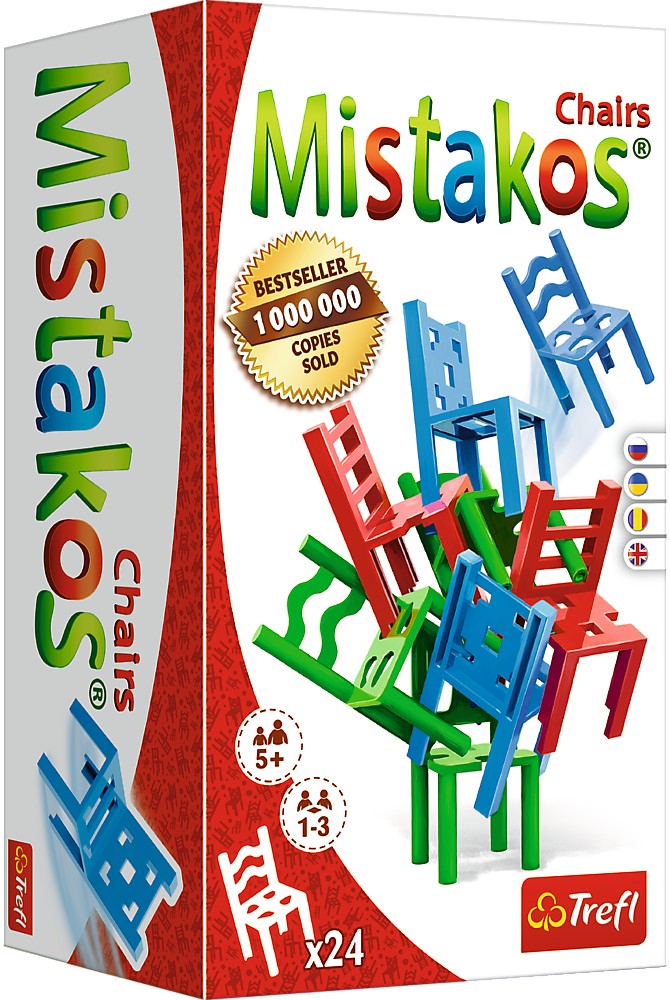 Настольная игра развивающая (5-7 лет) Trefl "Mistakos для 3-х игроков" / Украинская версия (2327) - Фото 1