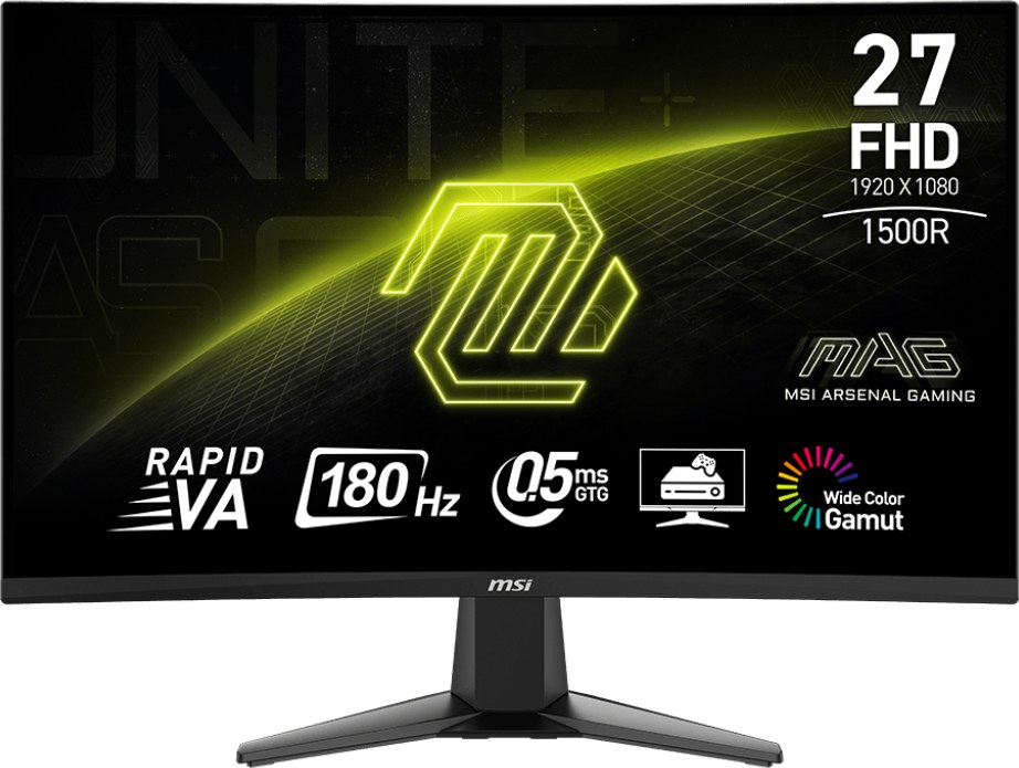 Монітор ігровий MSI MAG 27C6F - Фото 1