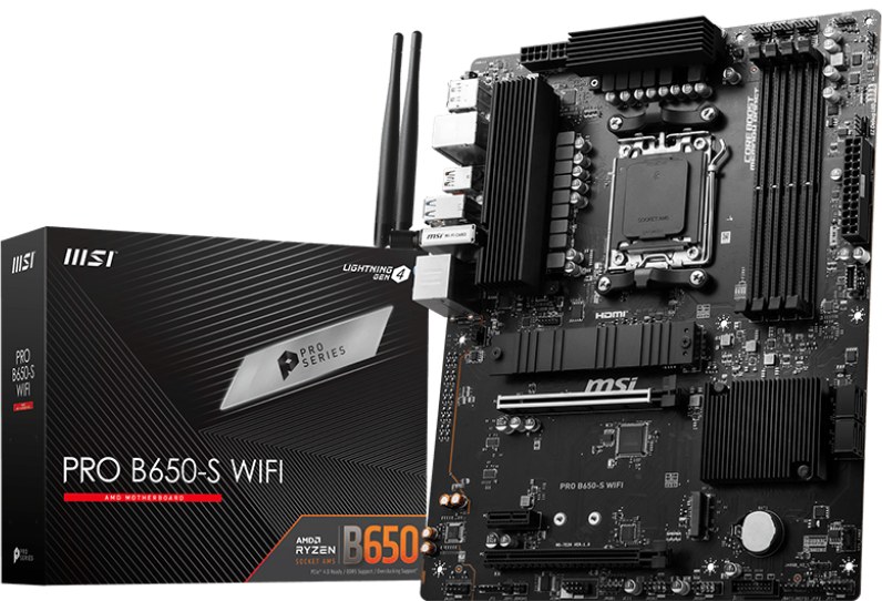 Материнская плата MSI PRO B650-S WIFI DDR5 (911-7E26-014) - Фото 1