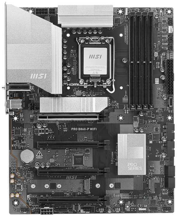 Материнская плата MSI Pro B860-P WiFi - Фото 1
