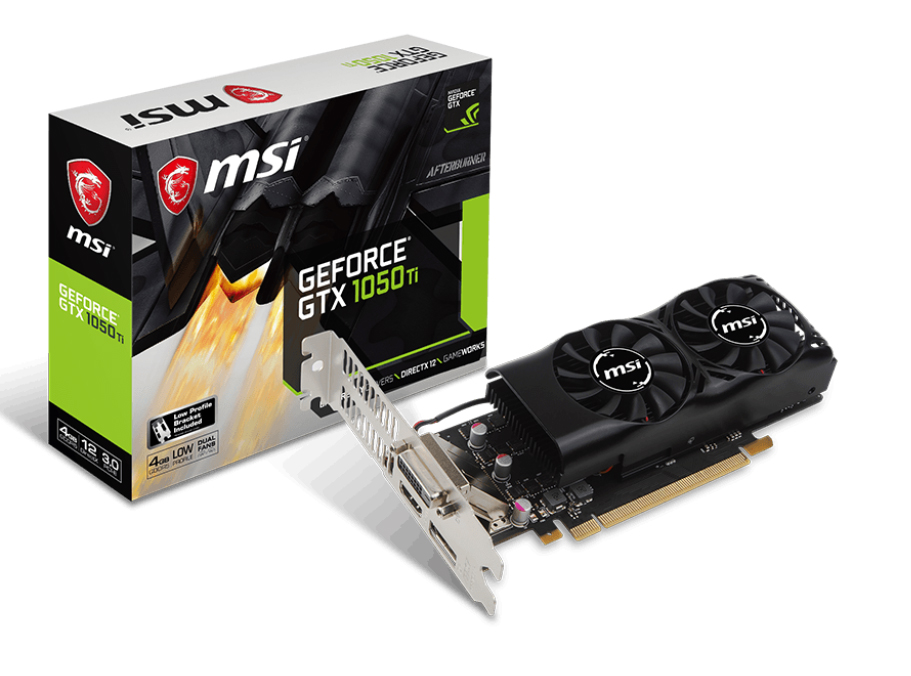 Видеокарта MSI GeForce GTX 1050 Ti 4GB GDDR5 GT LP (912-V809-3848 ...