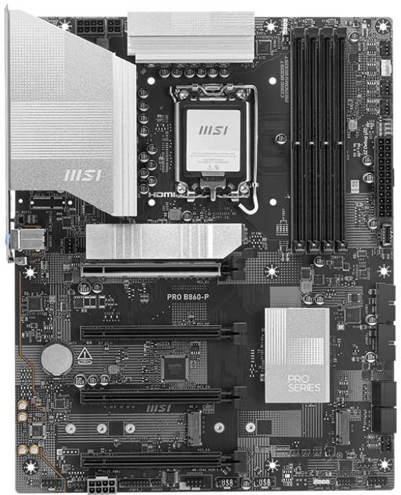 Материнская плата MSI Pro B860-P - Фото 1