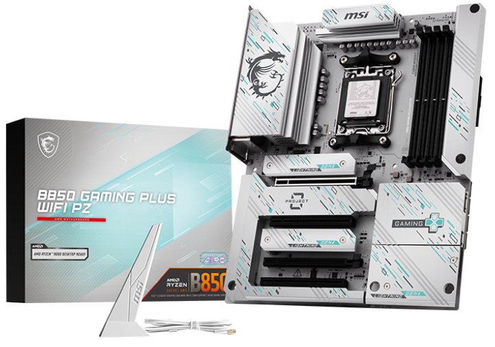 Материнская плата MSI B850 GAMING PLUS WIFI PZ - Фото 1