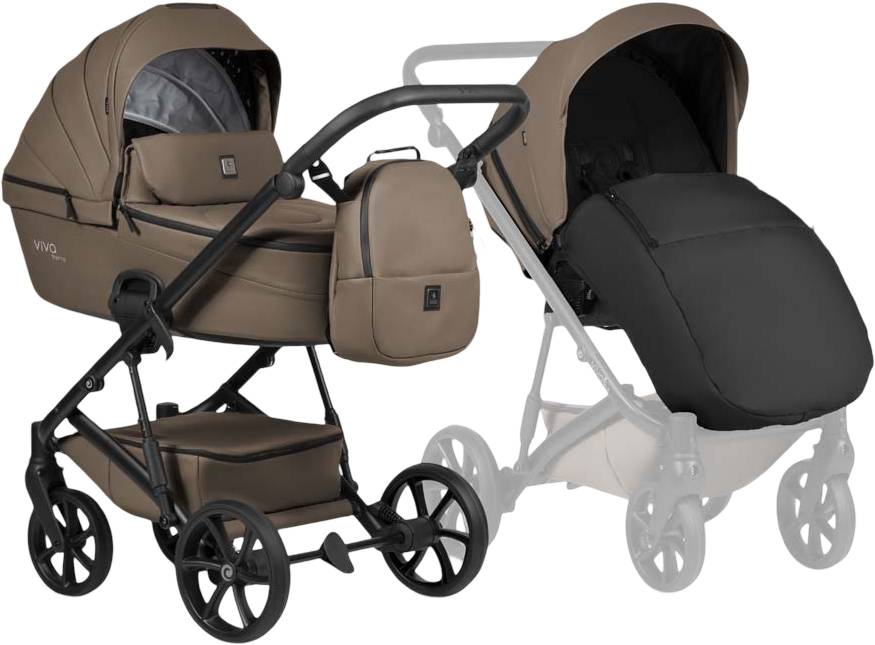 Купити Коляска універсальна 2 в 1 Tutis VIVA6 plus Leather Cedar - Фото 1 Коляска універсальна 2 в 1 Tutis VIVA6 plus Leather Cedar - Фото 1