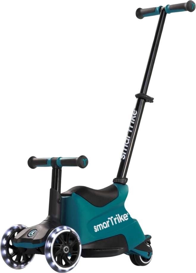 Трёхколёсный самокат smarTrike Xtend Plus Ride On Teal (2401305) - Фото 1