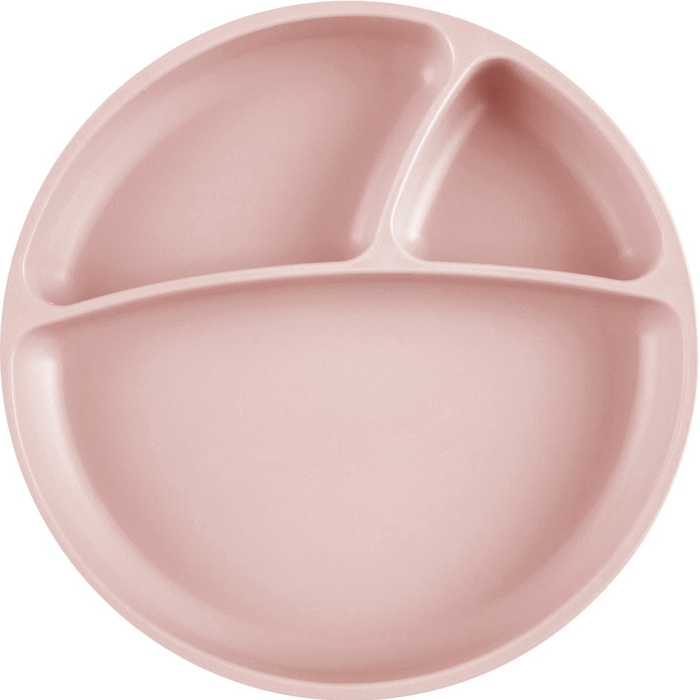 Тарелка для малыша MinikOiOi Portions - Pinky Pink (101050002) - Фото 1