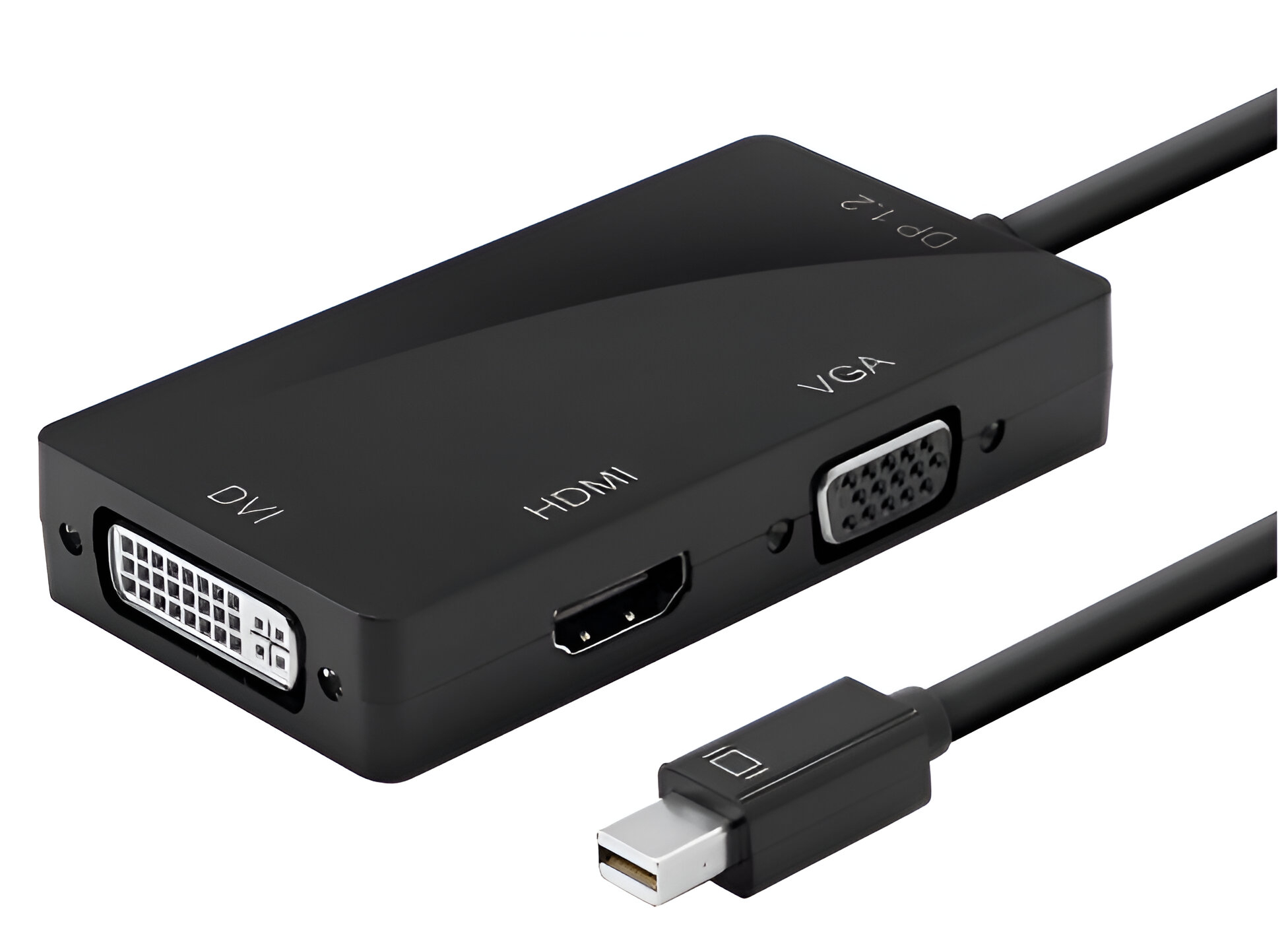 Переходник Mini Display Port-HDMI Voltronic mini Display Port (папа)-HDMI/VGA/DVI(мама) 30 см (10313) - Фото 1